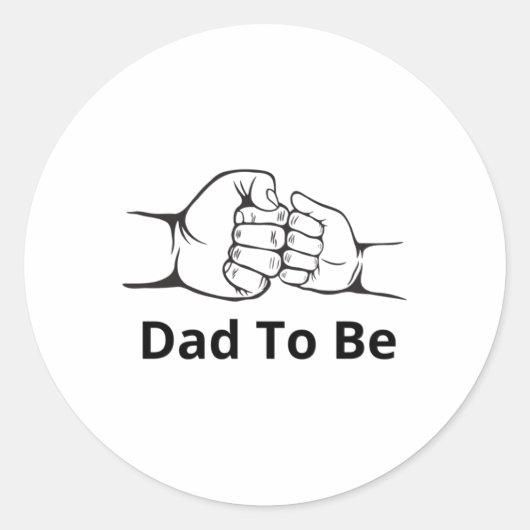 Rond Papa Doit Être Sticker (Devant)