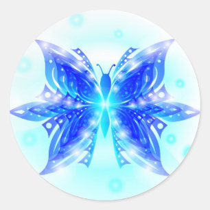 Rond Papillon Sticker Abstrait