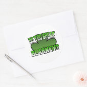 Rond Parlez-vous Sticker Blarney (Enveloppe)