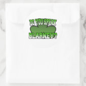 Rond Parlez-vous Sticker Blarney (Sac)