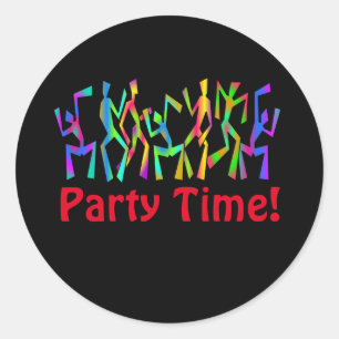 Rond Party Time! Sticker Disco Dancers