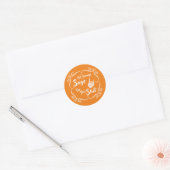 Rond Pas Assez Sage Drôle Sticker (Enveloppe)