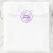 Rond Pastel Bubble “Happy Birthday” Sticker (Sac)