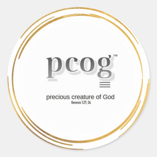 Rond pcog, words & scriptureGOLD WHISPY CIRCLES sticker (Devant)
