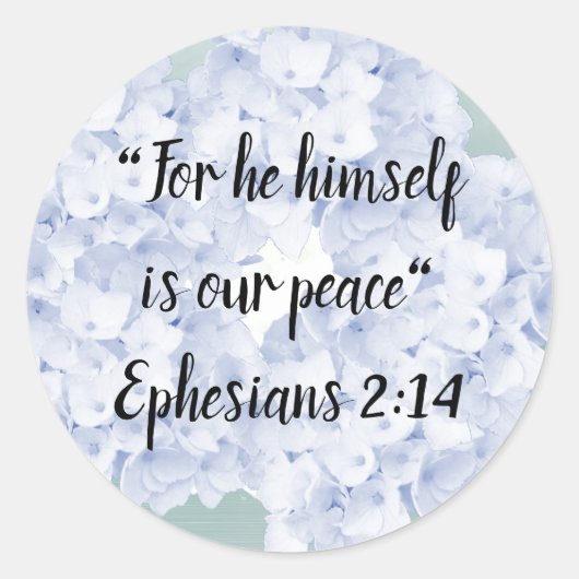 Rond Peace Jesus est notre Sticker Peace Round (Devant)