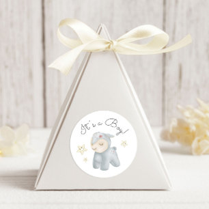 Rond peluche jouet animal mignon C'est un Sticker garço