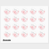 Rond Peony Enregistrer le sticker de date (Feuille)
