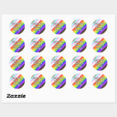 Rond Persister/Résister/Exist Round Sticker Sheet (Feuille)