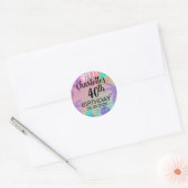 Rond personalized birthday Sticker (Enveloppe)