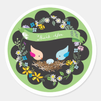 Rond Petit oeuf bleu | Sticker Baby shower Faveur