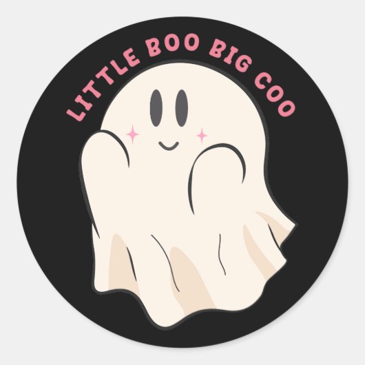 Rond Petit Sticker Boo Big Coo (Devant)