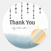 Rond Petit Sticker en Merci Saturn (Devant)