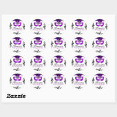 Rond Petit - Sticker Masquerade Classique (Feuille)