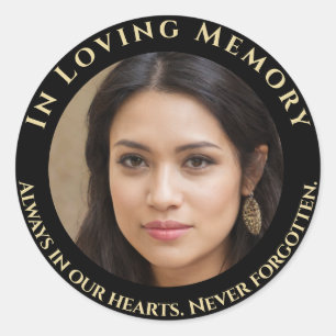 Rond Photo Love Memory Sticker