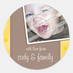 Rond PHOTO STICKER :: tacheté tacheté 4