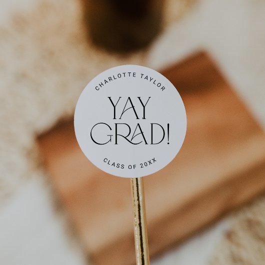 Rond Pied moderne | Sticker pour la graduation minimale