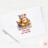 ROND PIG ROAST 2007 STICKER (Enveloppe)