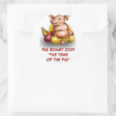 ROND PIG ROAST 2007 STICKER (Sac)