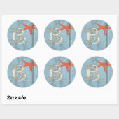 Rond PLAGE - Sticker (Feuille)