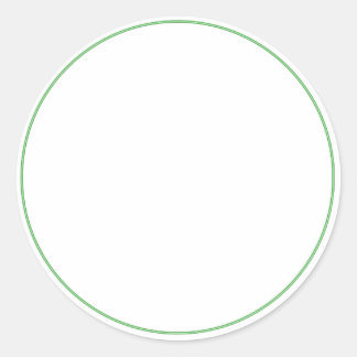 ROND Plain STICKER met GRENS - GREettegels