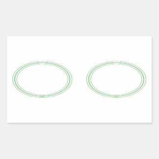 ROND Plain STICKER met GRENS - GREettegels