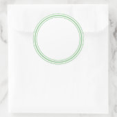 ROND Plain STICKER met GRENS - GREettegels (Tas)