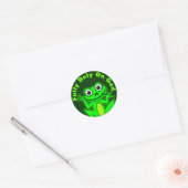 Rond Pleinement confiance sur Dieu Sticker Froggy (Enveloppe)