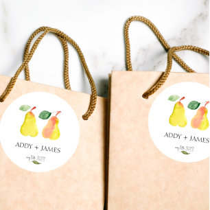 Rond Poire Parfaite - Sticker De Douche Couples