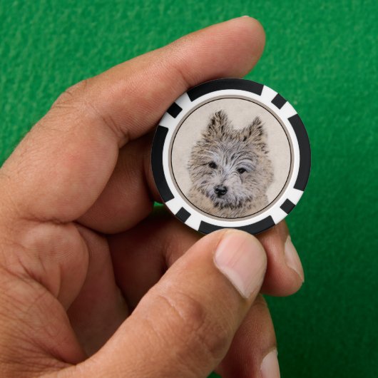 rond poker chips (Hand)