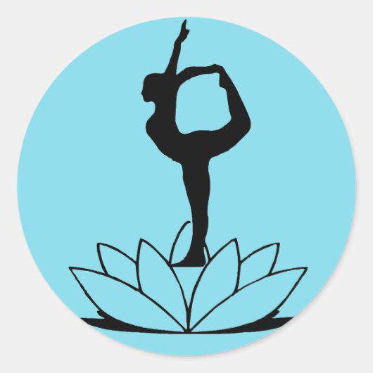 Rond Pose danseuse - Sticker Yoga (Devant)