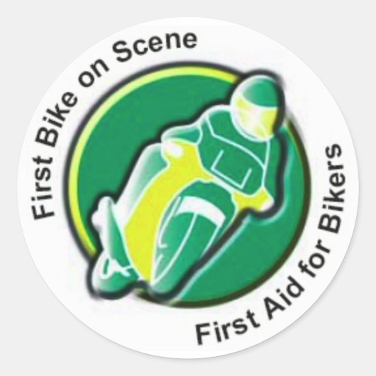 ROND PREMIER VÉLO SUR SCENE STICKER (Devant)