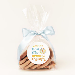 Rond Premier voyage autour du sticker solaire