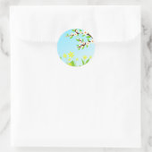 Rond Printemps matin - Sticker (Sac)