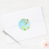 Rond Printemps matin - Sticker (Enveloppe)