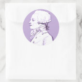 Rond Profil Robespierre dans Sticker Lavender (Sac)