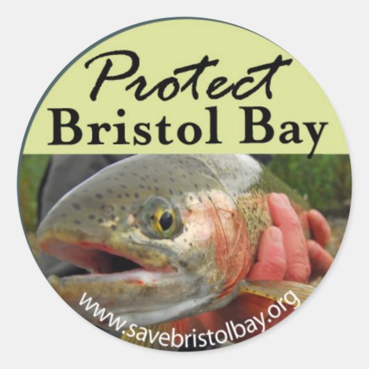 Rond Protéger Bristol Bay Sticker (Devant)