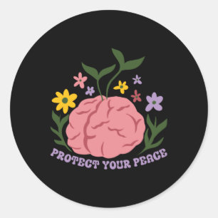 Rond Protégez votre sticker pour la paix1