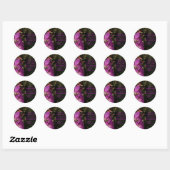 Rond Psaume 120:1 Joli Sticker Fleur Violet (Feuille)