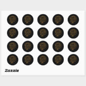 Rond Puissance dans chaque strand Afro Pride Sticker (Feuille)