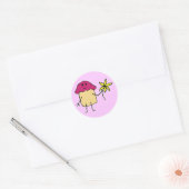 Rond Puissance du tournesol - Sticker (Enveloppe)