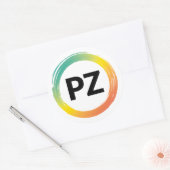 Rond PZ Circle of Learning Sticker (Enveloppe)
