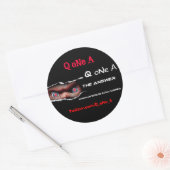 Rond Q Ne Sticker A2 (Enveloppe)