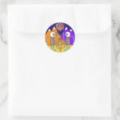 Rond Quel Sticker Mondial Coloré (Cercle) (Sac)