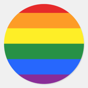 Rond Rainbow pride - Sticker