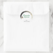 Rond Ramadan Kareem theme gift Sticker for celebration (Sac)