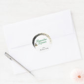 Rond Ramadan Kareem theme gift Sticker for celebration (Enveloppe)