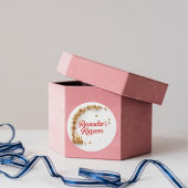 Rond Ramadan Kareem theme gift Sticker for celebration 