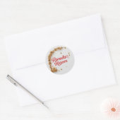 Rond Ramadan Kareem theme gift Sticker for celebration  (Enveloppe)