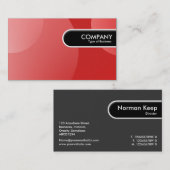 Rond rand Label - Bubble Cloud Red (Voorkant / Achterkant)