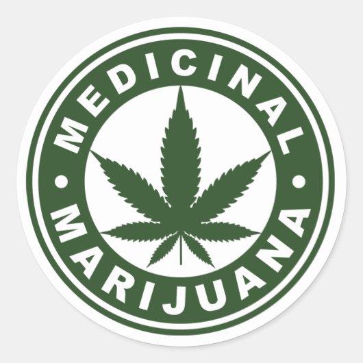 Rond Rastafara Medicinal Livity - Jah Rastafari Sticker (Devant)